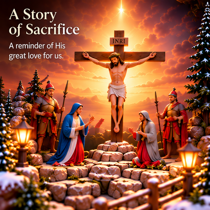 🔥Last day 49% OFF-✝️ Keep Christ in Christmas – Lighted Village