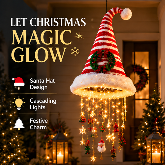 ⏳ Last day 49% OFF –✨Santa Hat Tassel Pendant Light