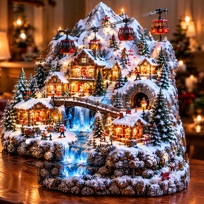 🔥 LAST DAY 49% OFF-✨ Magical Christmas Wonderland Collection – Light-Up Alpine & Lighthouse Villages
