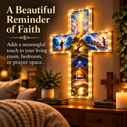 ✝️The Miracles of Faith™ Collection — Decorative Wall-Hanging Crosses Featuring Biblical Stories