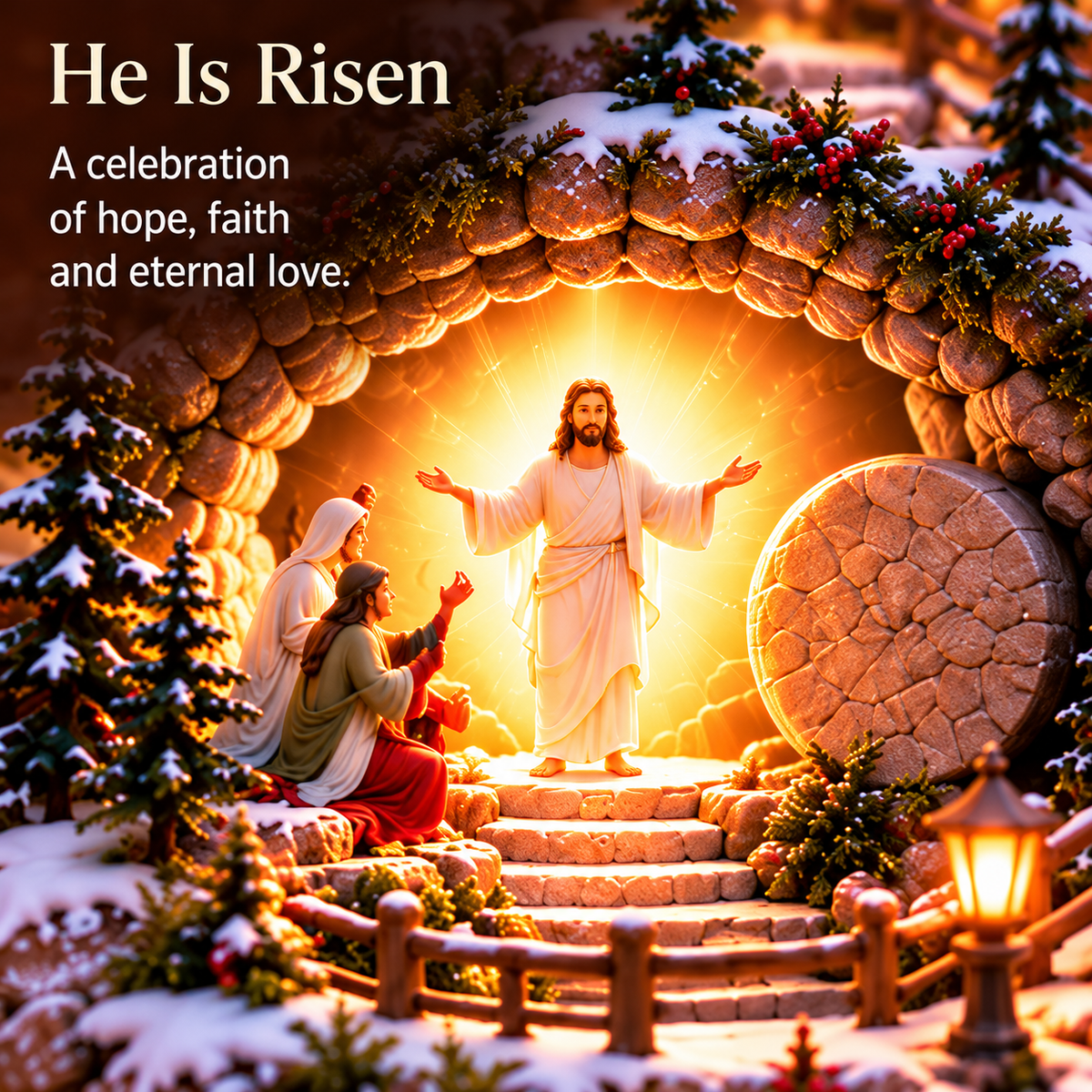 🔥Last day 49% OFF-✝️ Keep Christ in Christmas – Lighted Village
