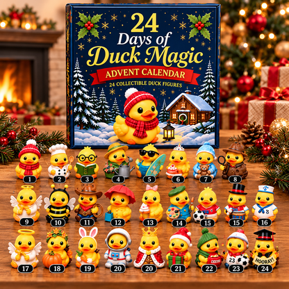 ⏳ Last Day 50% OFF-🦆24-Day 3D Duck Magic Christmas Advent Calendar