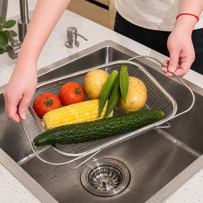 🔥50% OFF TODAY💦Adjustable Over-the-Sink Strainer Basket