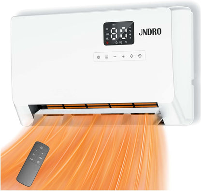 Black Friday Early Bird Deals-Wall-Mounted Space Heater with Thermostat and Remote Control
