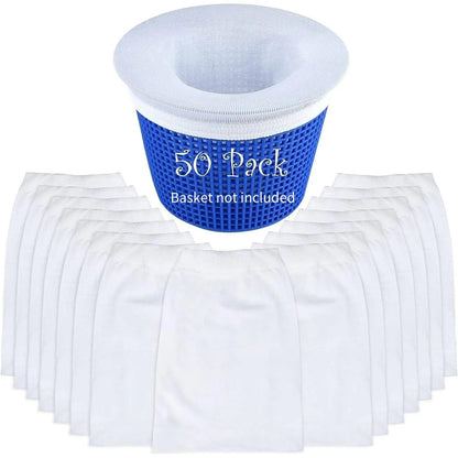 🏆 🏊‍♂️Reusable Dual Layer Pool Skimmer Socks for Superior Debris Filtration