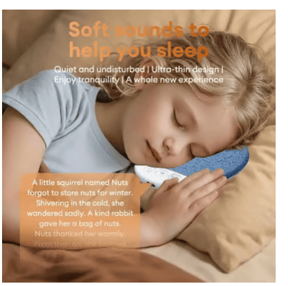 🏆S1 Ultra-Thin Bluetooth Pillow Speaker – Sleep-Friendly & Side Sleeper Comfort