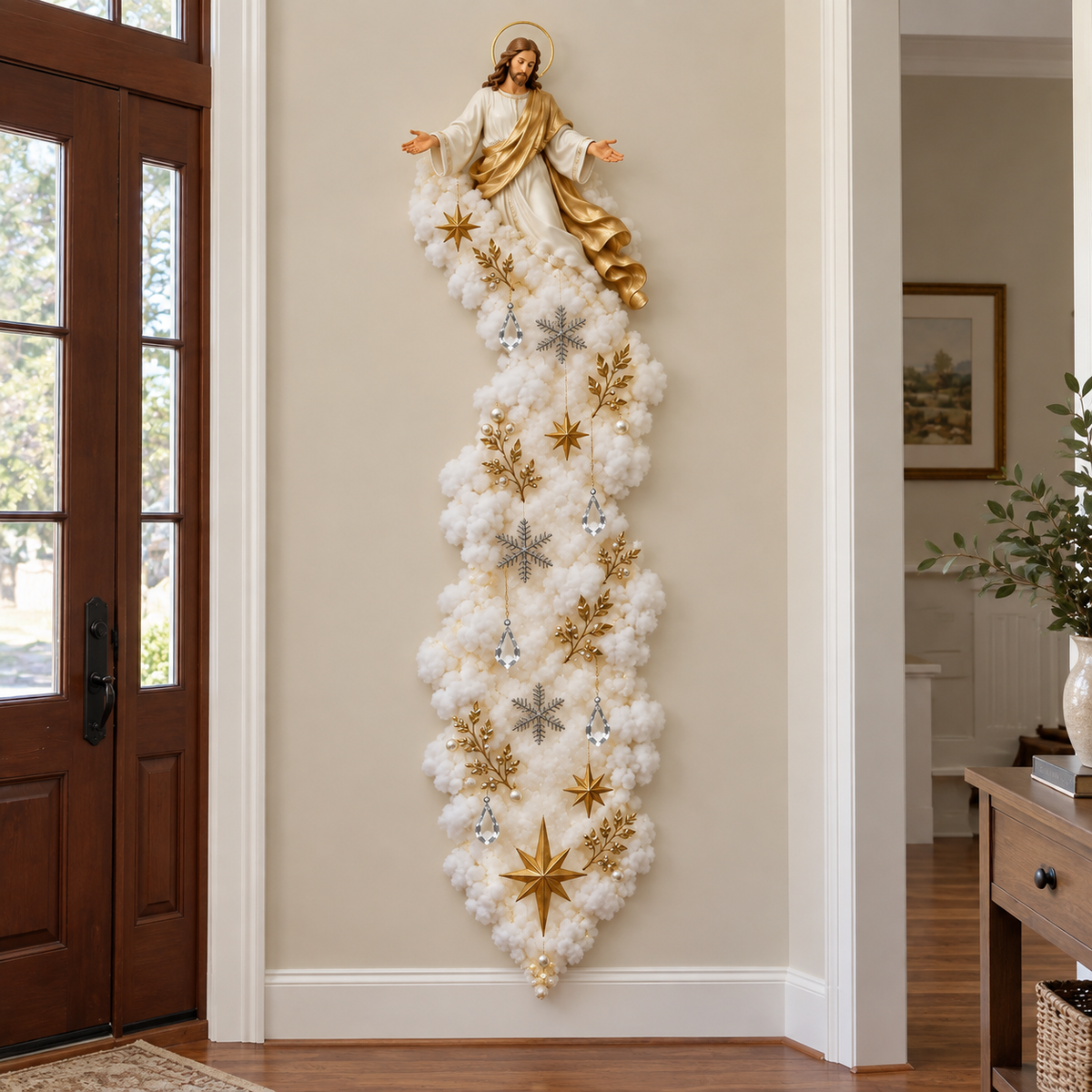 ✨Last Day 49% OFF-✨ Christmas Blessing Cloud Trail Wall Light Collection