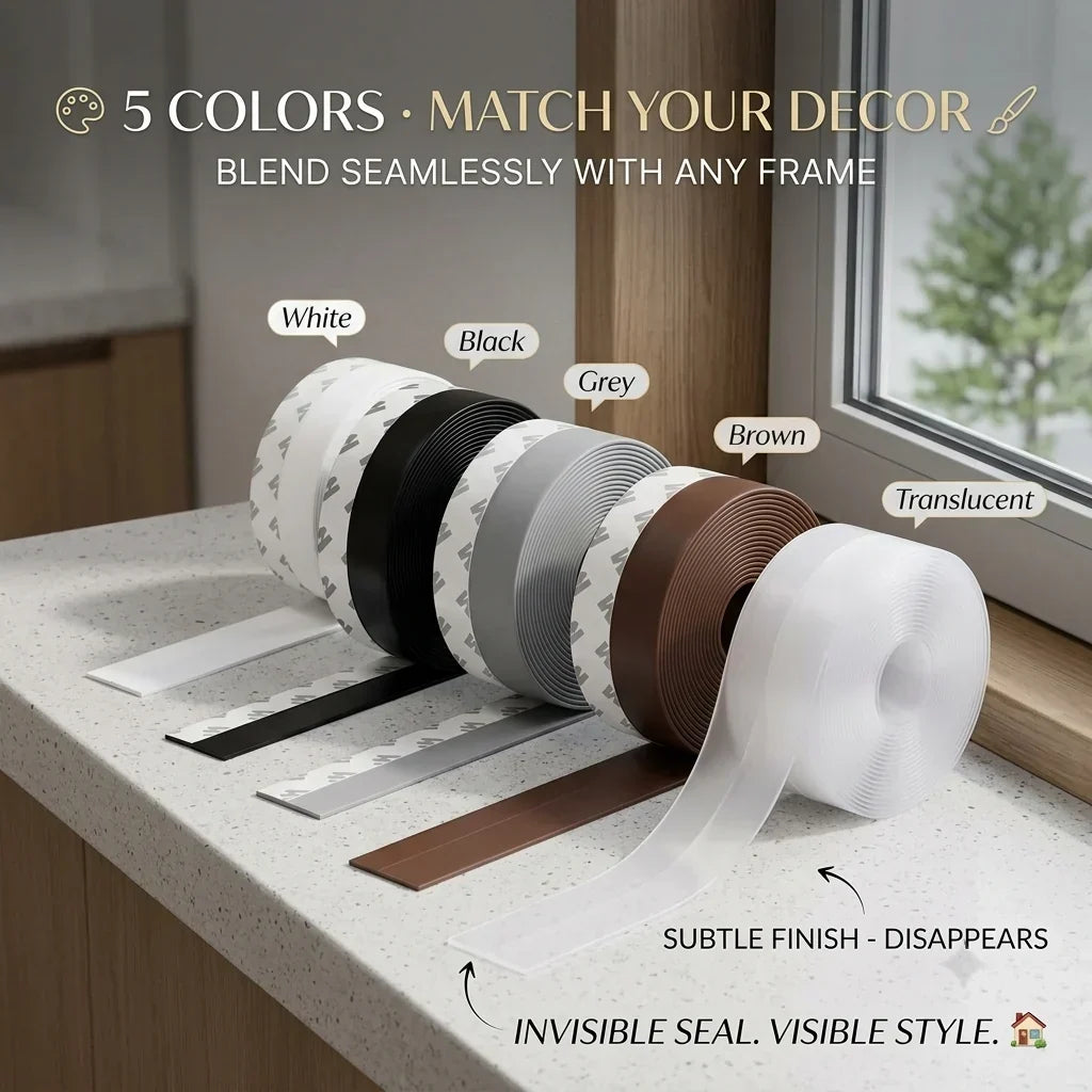 🔥55% OFF🛡️Universal Silicone Door Gap Seal Tape – Draft, Dust & Bug Blocker