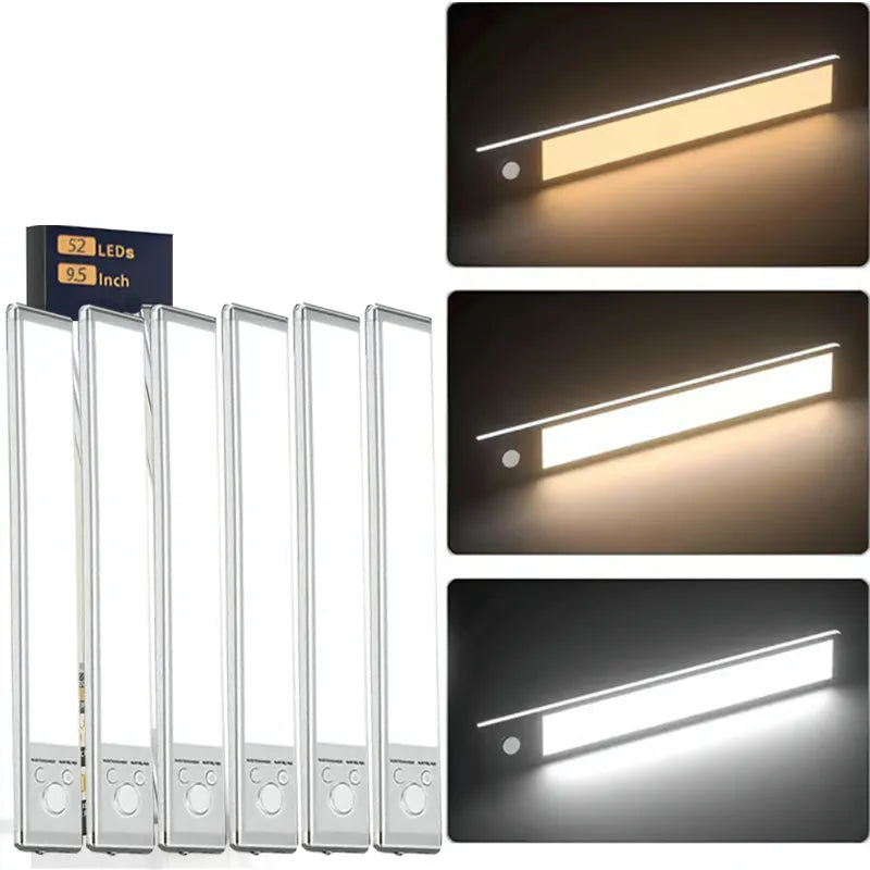 Punch-free Smart Sensor Magnetic Rechargeable LED Lights