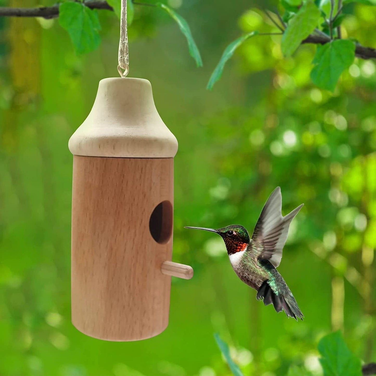 🔥🕊️Wooden Hummingbird House-Gift for Nature Lovers