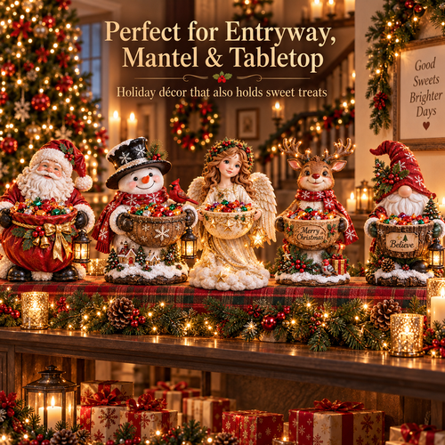 🎄 Christmas Special 50% OFF✨ Light-Up Christmas Candy Bowl Collection