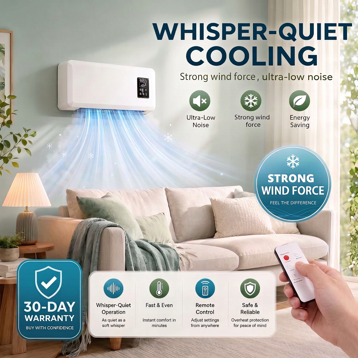 🔥Limited Discount🔥Ductless Portable Air Conditioners No Windows Needed(🌲U.S. Energy Savings Event🌲)