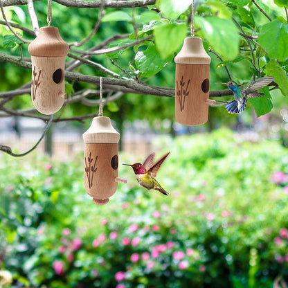 🔥🕊️Wooden Hummingbird House-Gift for Nature Lovers