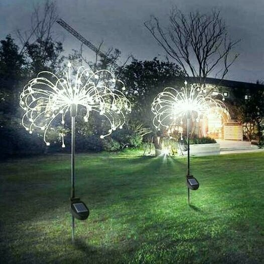 🔥LAST DAY 49% OFF🎁Waterproof Solar Garden Fireworks LED Light