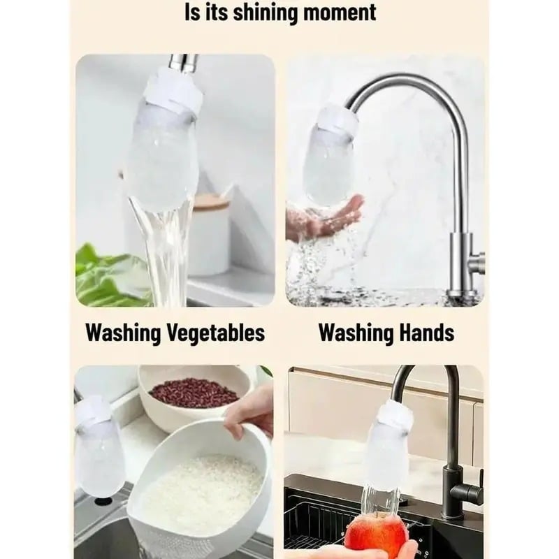 💧 Universal Faucet Filter Bag – Removes Rust & Everyday Water Impurities
