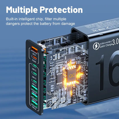 🔥USB Hub PortableSmart 8port Charger for Multiple