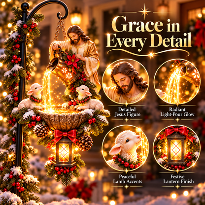 🔥Last Day 50% OFF-✝️✨ Jesus Blessing Hanging Fountain