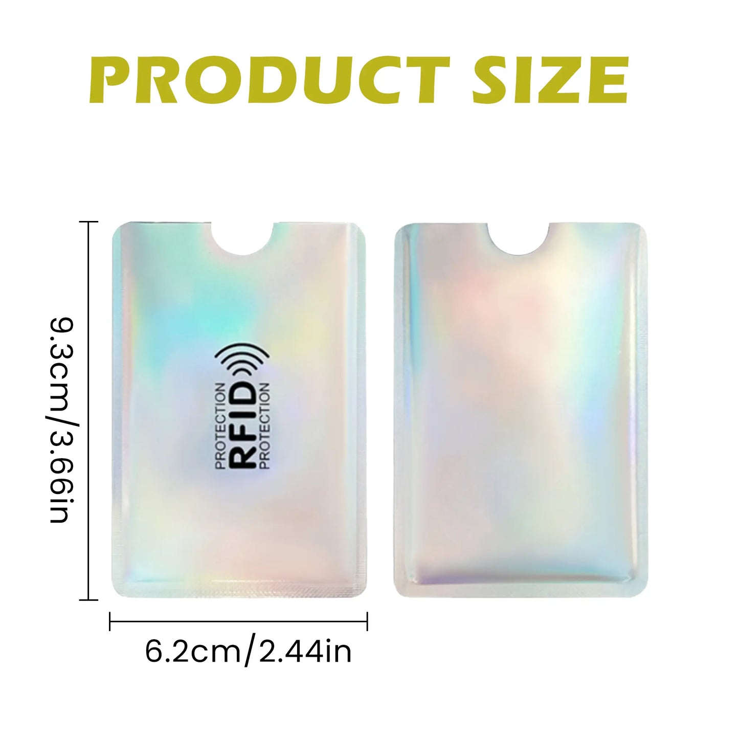 RFID Blocking Sleeves (8-Pack) – Stop Card Skimming Instantly