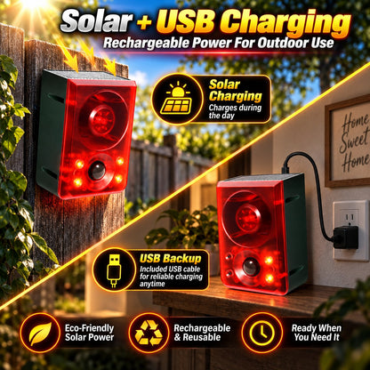 ⏰LAST DAY 50% OFF -☀️Outdoor Solar Motion Sensor Alarm
