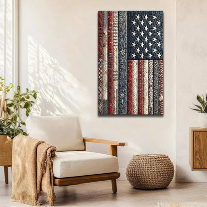 🇺🇸💎American Flag 5D Diamond Painting Kit - Quilt Pattern DIY Wall Decor
