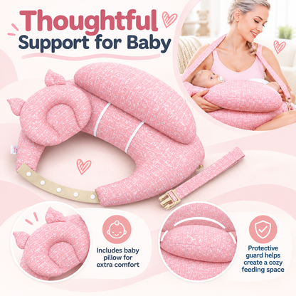 🔥Last Day 49% OFF👶 Ergonomic Nursing Pillow 🍼 Hands-Free Feeding Cushion with Adjustable Strap & Baby Pillow