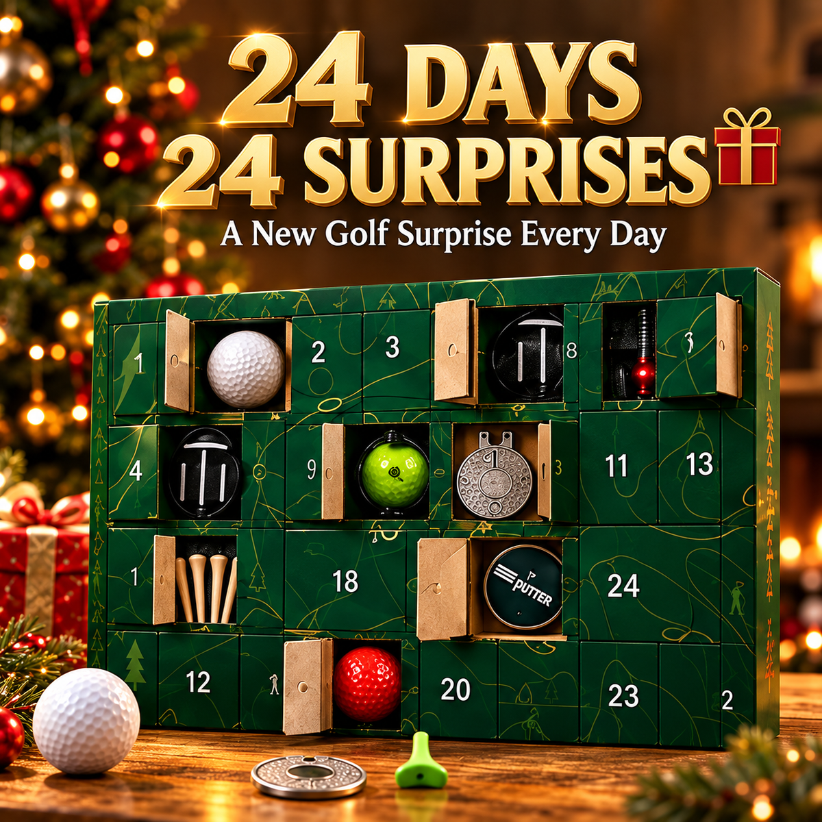 ⏰Limited Stock 49% OFF 🏌️2026 Golfer’s Countdown Advent Calendar (Pro Edition)