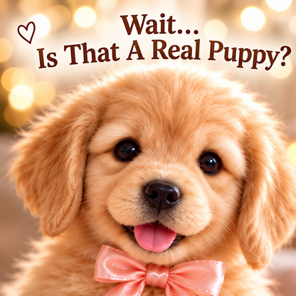 ✨ Last Day 50% OFF-🐶Lifelike Golden Retriever puppy