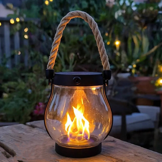 🔥Solar Flame Effect Lantern