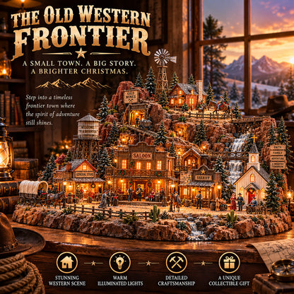 🎄 Last Day 50% OFF-🤠 Ready to Bring the Old West Home?! ⭐ The Old Western Frontier – A Glowing Town Full of Legendary Stories!