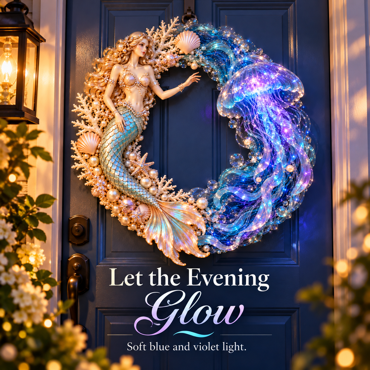 🔥 Last Day 50% OFF-🌊 Oceanic Wonderland—Mermaid and Jellyfish Decorative Garland
