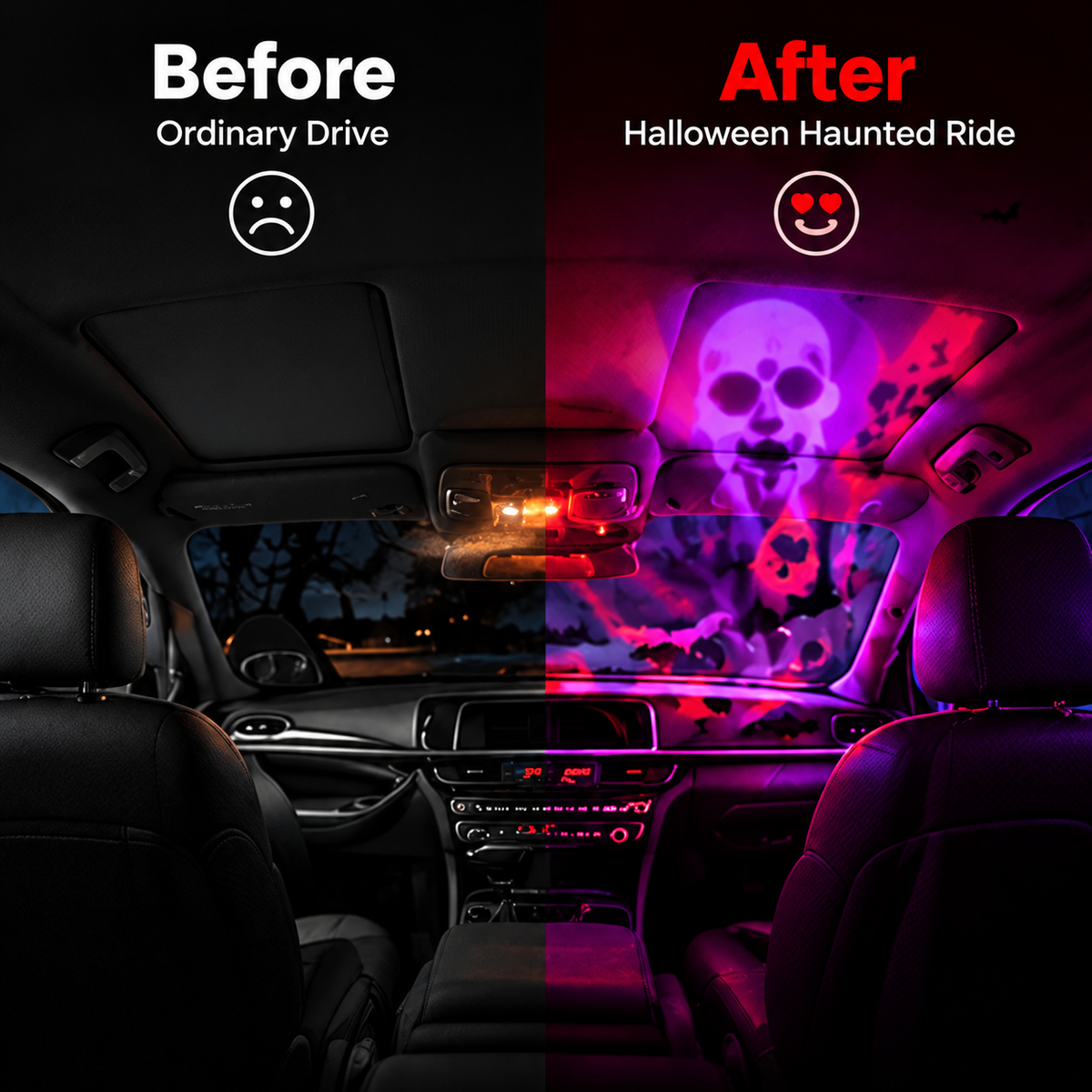 💥Hot Sale49% Off -👻 GhostRide™ Halloween Car Projector