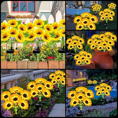 🌻Mother's Day Sale 49% OFF🌞Solar LED Sunflower Garden Lights-29.6inch/74cm