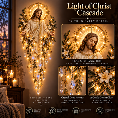 ✨ Last Day – 60% OFF!✨Jesus, Angels, and Nativity Scene Wall Light Decoration✝️