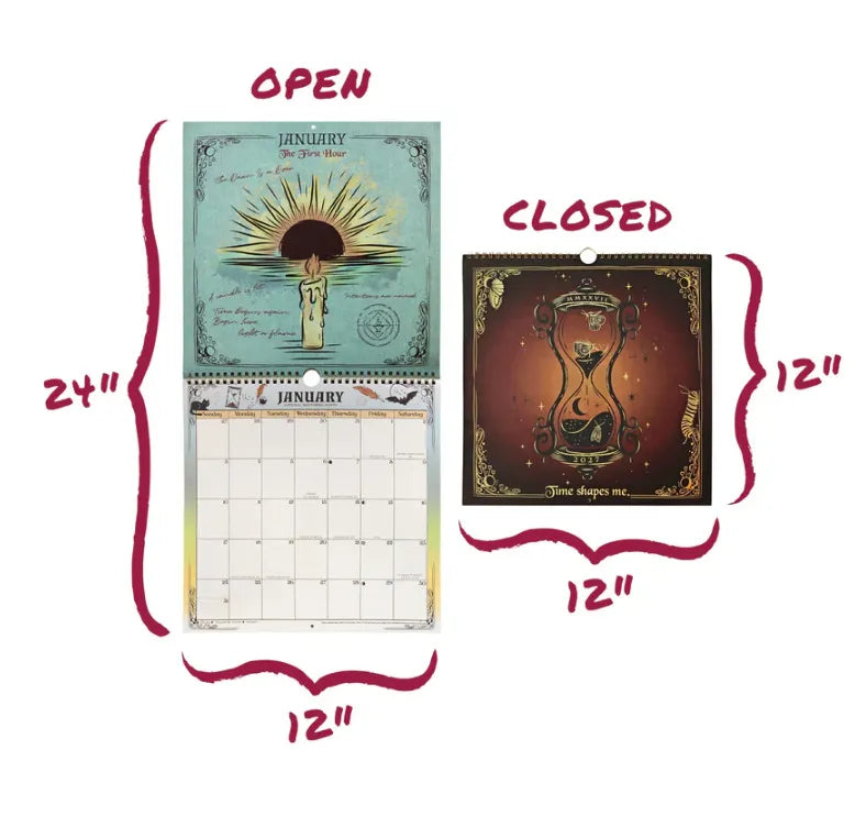 Waiting for the Night: The Witching Hour 2027 Weekly Planner