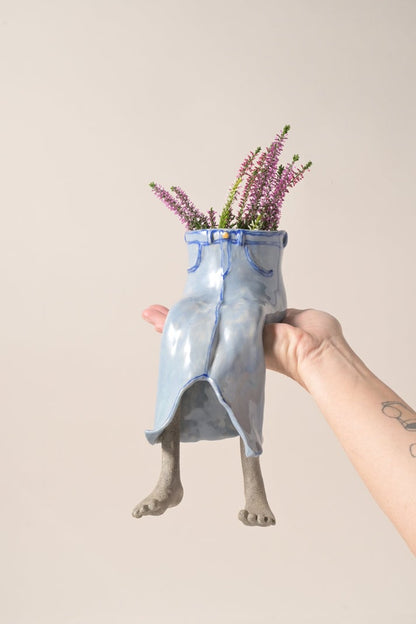 ✨ Cute Legged Human-Shaped Planter Pot Funny Resin Plant Pot