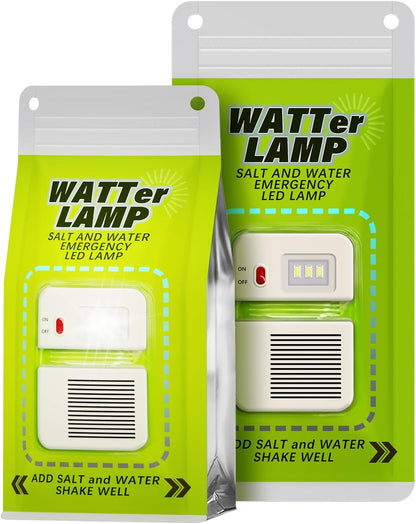 Saltwater Powered Emergency LED Lamp