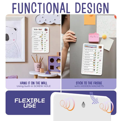 🔥Last Day 50% OFF - 👦FUN and DONE Kids Magnetic Chore Chart 🎯