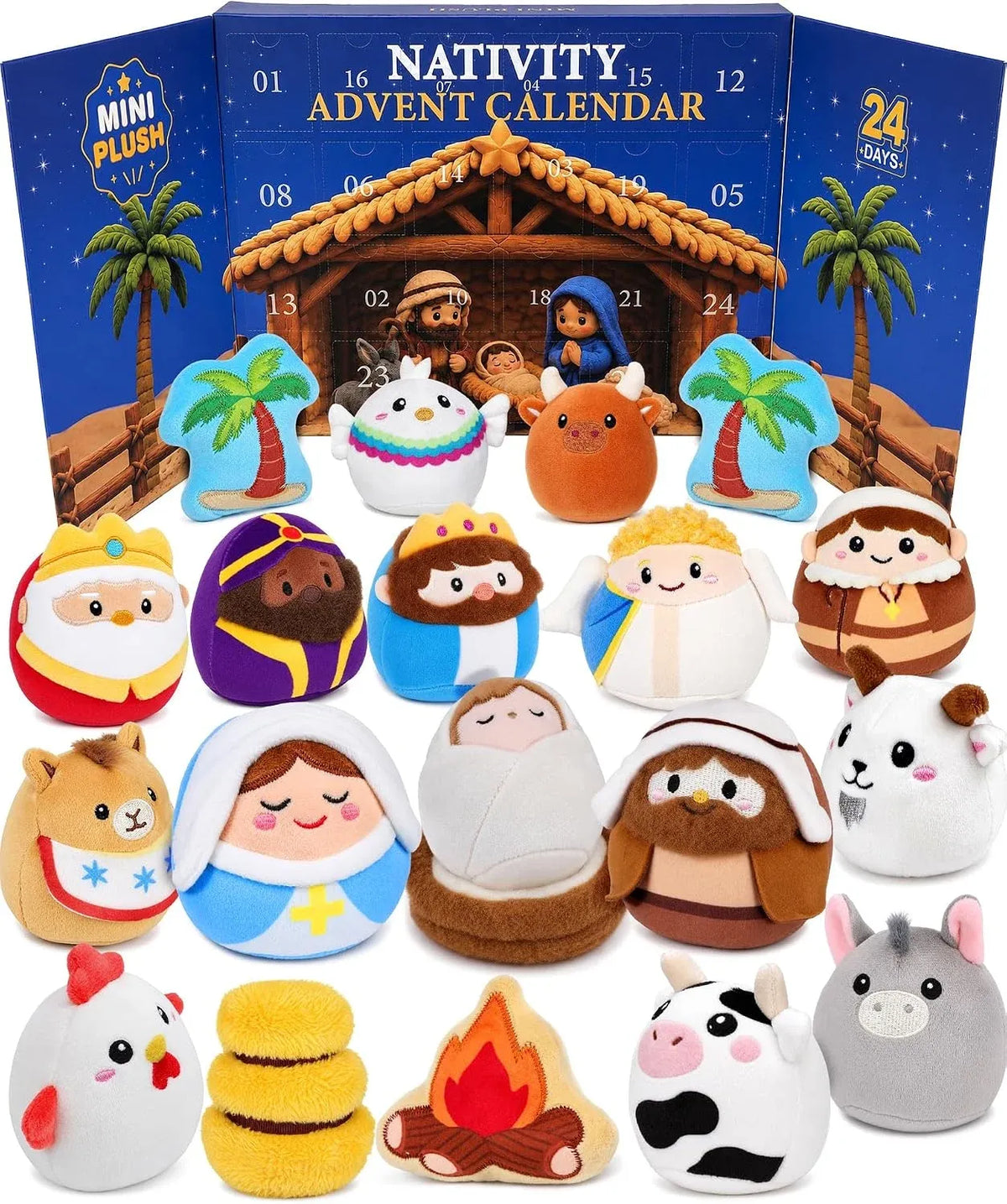 ⏳ Last Day 50% OFF-✝️🌟 Journey to Bethlehem™ — 24 Days of the Nativity Advent Calendar🙏