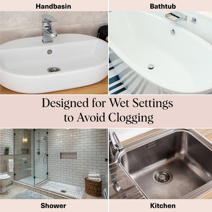 Universal Silicone Shower Drain Hair Catcher