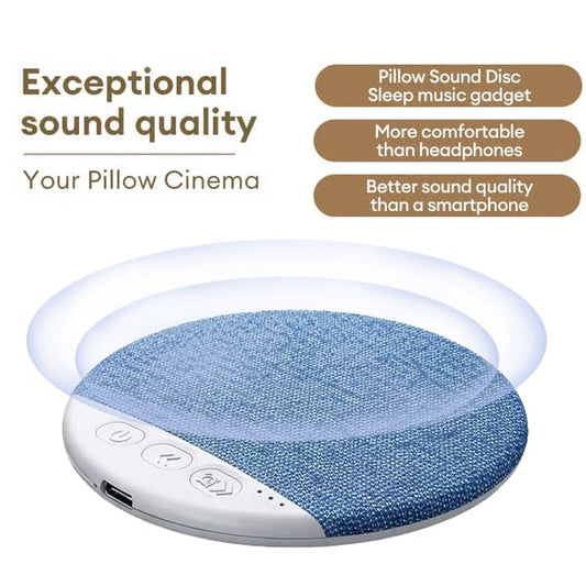 🏆S1 Ultra-Thin Bluetooth Pillow Speaker – Sleep-Friendly & Side Sleeper Comfort