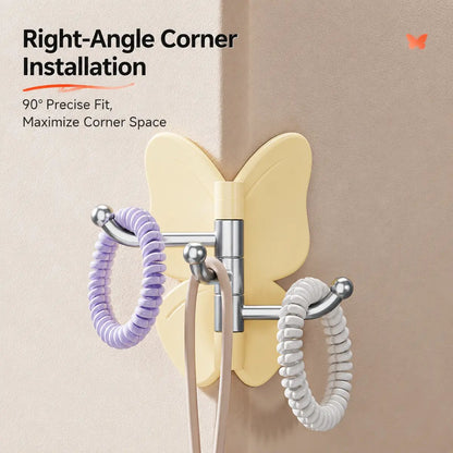 🦋 4 Pack Rotating Butterfly Hooks