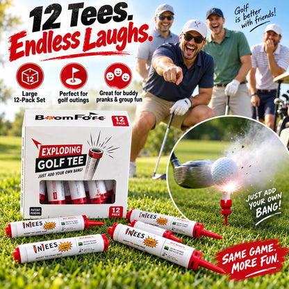BoomFore Exploding Golf Tees - 12 Pack
