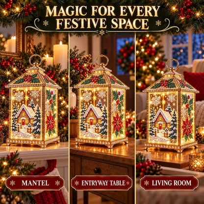 ⏳ Last Day 50% OFF-🌟DIY Light-Up Diamond Art Lantern