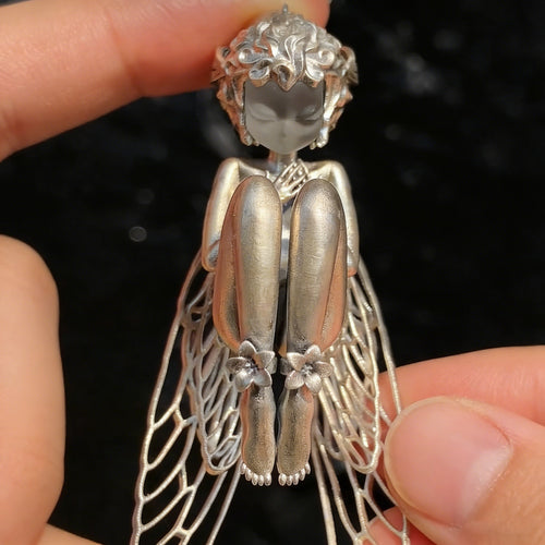 ✨This Week's Special Price $19.99🔥❤️Silent Angel Pendant