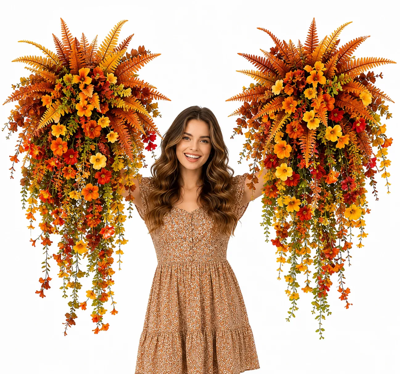 🍂Fall Harvest Hanging Basket – Cozy Autumn Porch Decor To Instantly Warm Up Your Home