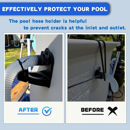 2Pcs Swimming Pool Pipe Holders