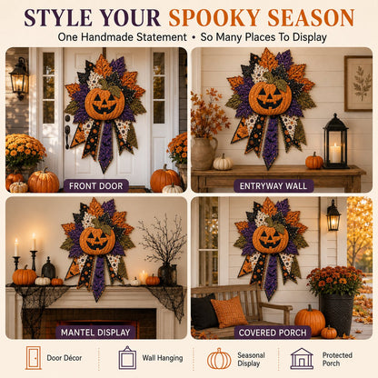⏳ Last Day 49% OFF – 🎃 Beginner-Friendly Oversized Halloween Character Quilted Door Hanger Sewing Kit | Complete Kit with All Tools & Step-by-Step Guide Included 💕