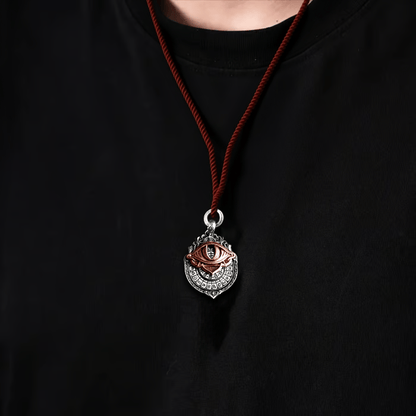🔮 Handcrafted Tarot Eye Pendant – A Symbol of Intuition & Insight