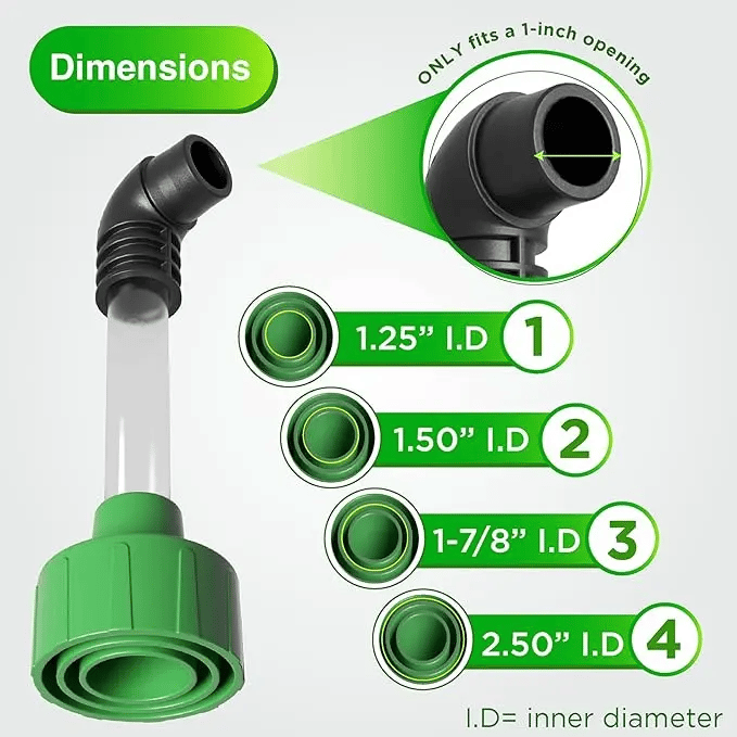 ❄️ HVAC AC Drain Line Cleaner Adapter for PVC Unclogging