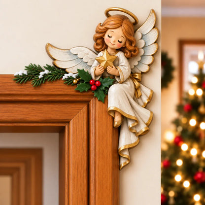 ⏰ LAST DAY 50% OFF 🎅 3D Sculpted Christmas Peekaboo Door Frame Corner Decor